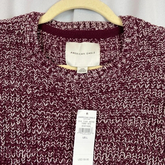American Eagle Outfitters Crew Neck Long Sleeve Sweater Size Large - Picture 3 of 6